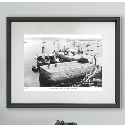 Falmouth, Market Strand 1890 - Single Picture Frame Print