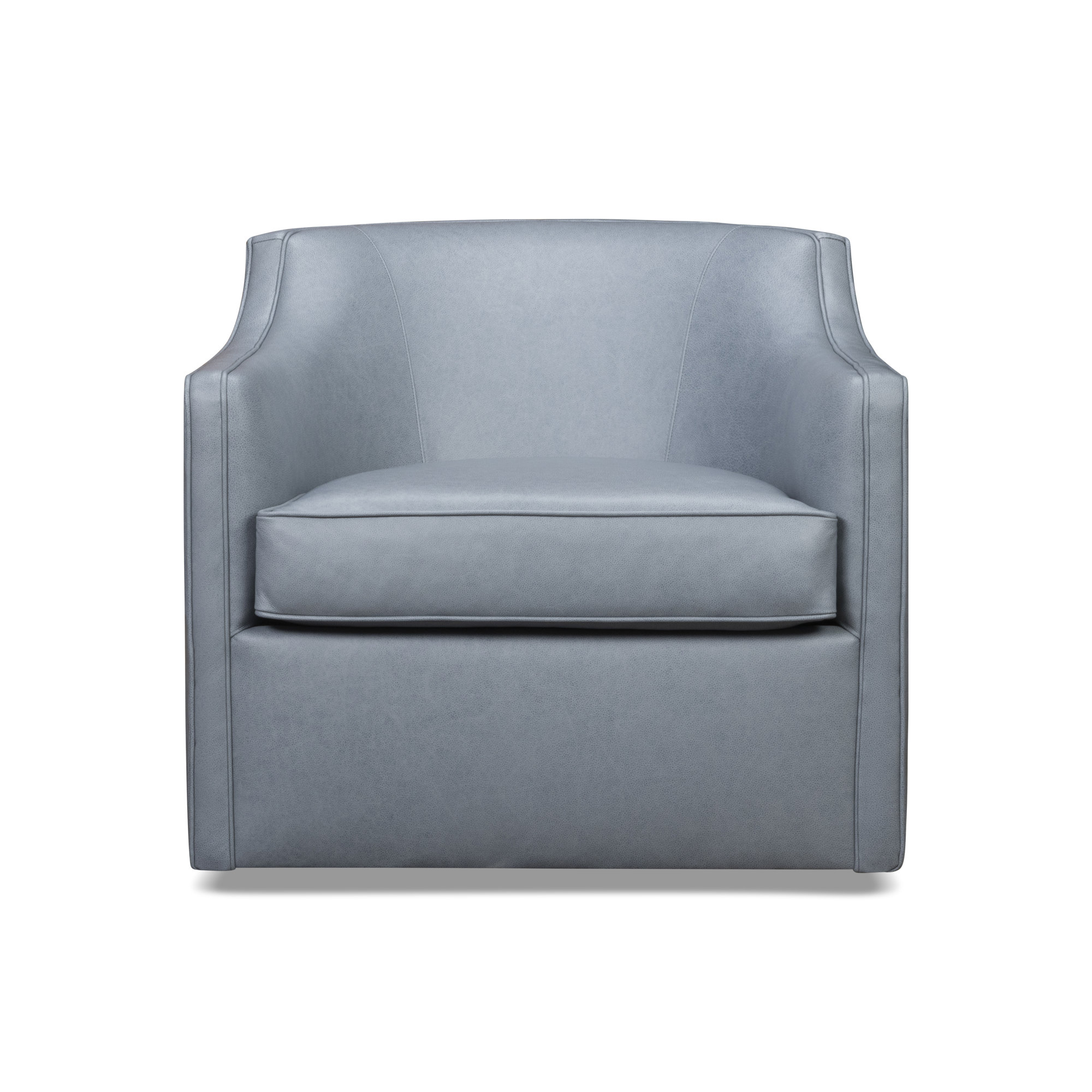 Marietta Upholstered Swivel Armchair, Rangers Adriatic Blue
