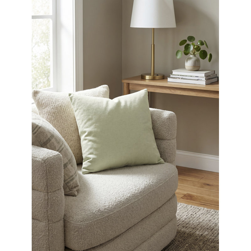 Dilip Accent Pillow, Square 18", Green, Polyester