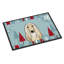 Tapis de porte d’extérieur anti-dérapant winter afghan hound-16653561