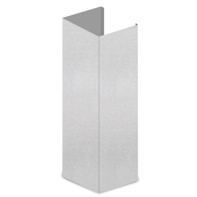 ZLINE 61 in. Satin Stainless Steel Chimney Extension for Ceilings up to 12.5 ft. (8KL3S-E)