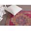 Tapis de couloir 2,9 x 10,6 pi, tapis marocain, tapis rétro, tapis rose antique, tapis tissé à la main, tapis turcs