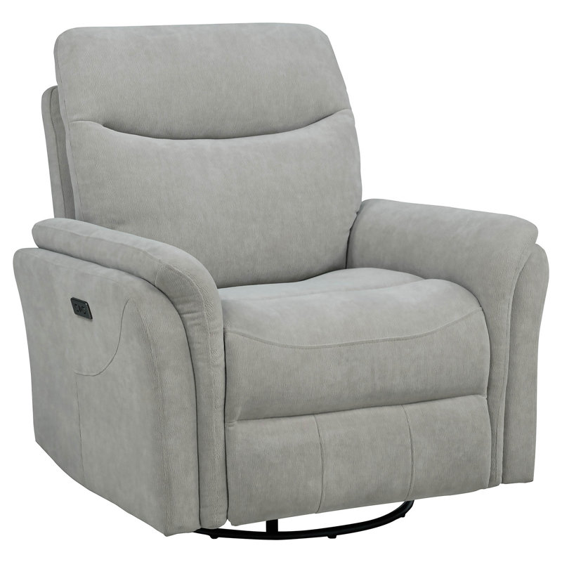 Fauteuil oscillant inclinable électrique Adler, Ivoire ivoire