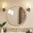 Stylish Entryway Round Mirror