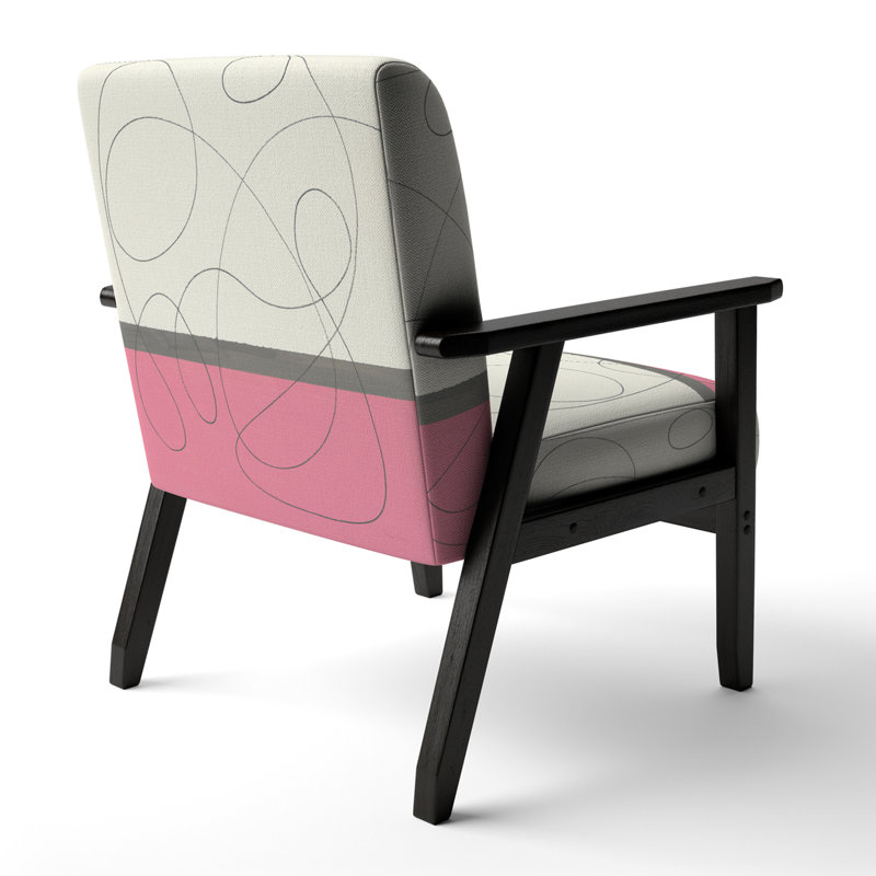 Fauteuil Hasibah - Geometricnapolitan I - Velours