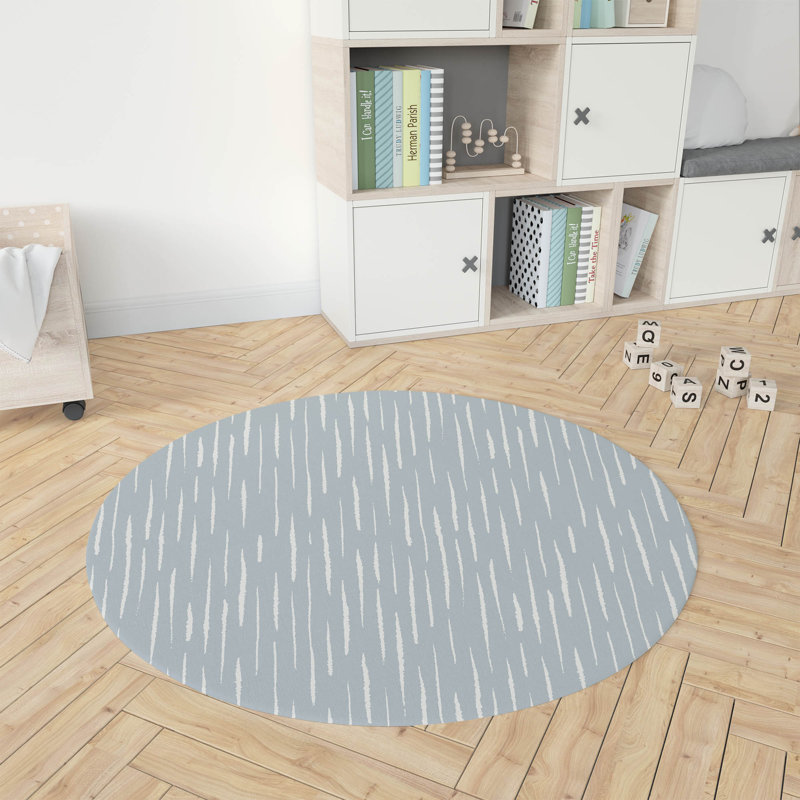 Tapis de jeu pour enfants Lak, Bleu ardoise / bleu