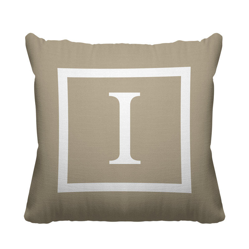 Coussin Colter, Beige, L 17 po x H 17 po, H 17 po x l 17 po