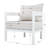 Contour Outdoor 4-Person Aluminum Conversation Set With Curved Backrest & Water-Repellent Cushions-129683545-129683548