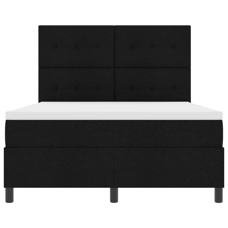 Upholstered European Kingsize (160 x 200 cm) Bed Frame with Mattress