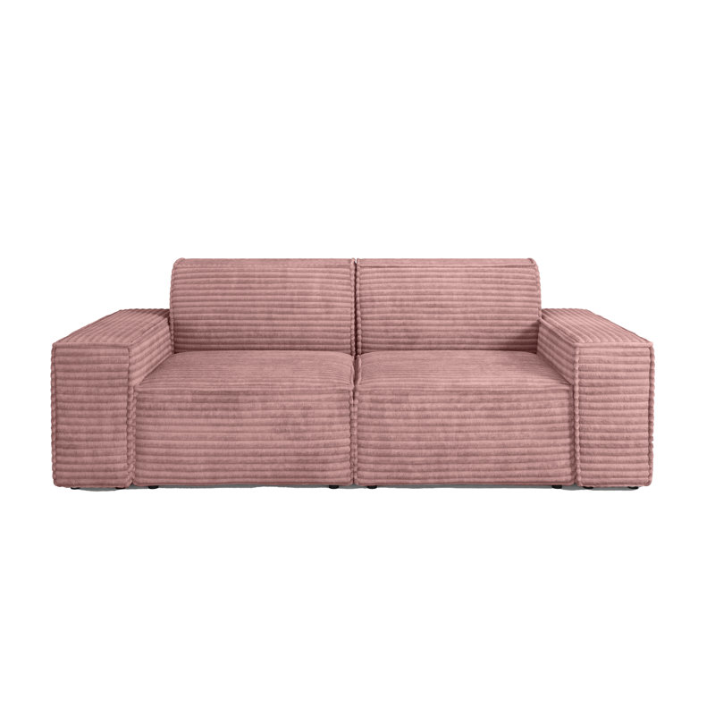 Mathushan 2 Seater Loveseat, Pink