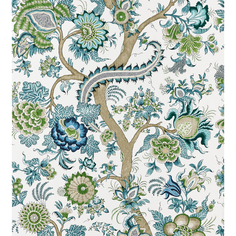 The MET x The House of Scalamandre Metropolitan Palampore, Aegean