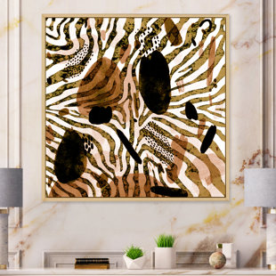 Multicolor Aluminium Square African Modern Art Canvas Painting