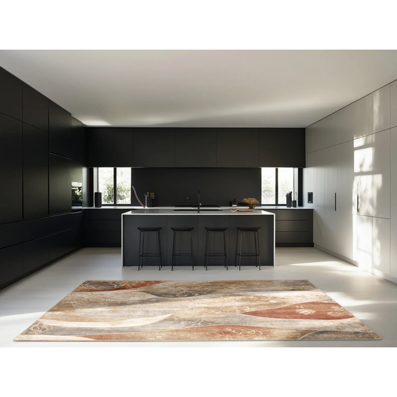 Fluid Mirage Rug, Square 6'