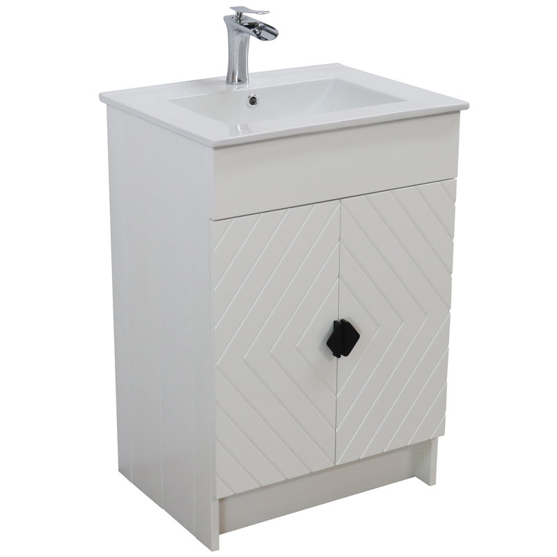 Ensemble de meuble-lavabo simple 24 po SmartFold