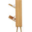 Range-chaussures avec 2 tiroirs rabattables, range-chaussures pour le vestibule, range-chaussures autoportant avec portes en rotin