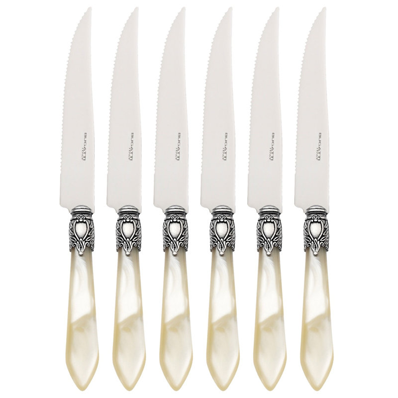 Bugatti Italy Oxford 7 Piece Stainless Steel (18/10) Steak Knife Set