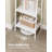 Ladder Shelf, Bookshelf Bookcase, Freestanding Corner Storage Shelve with 2 Hooks for Home Office, Living Room, Kitchen, Bedroom, Industrial-396517948-383066378