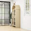 Garde-manger Style, hauteur de 70,61 po avec tablettes réglables, porte en acrylique pour une charmante armoire de cuisine moderne, espace de vie fonctionnel