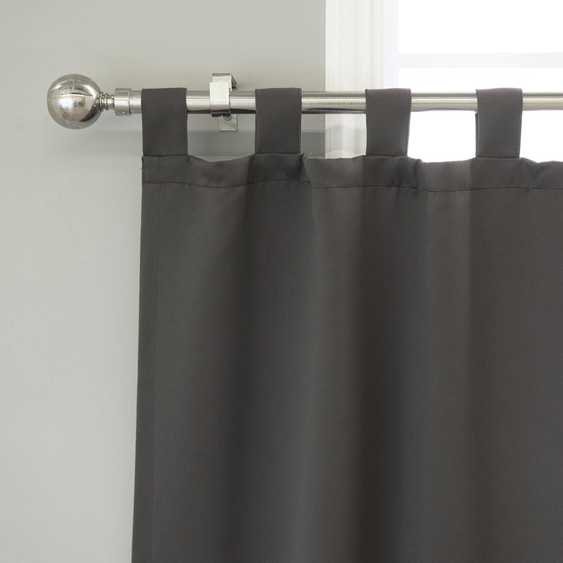 Cantonnière sur mesure 29 po Portersville, Gris foncé