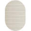 Tapis rayé en polypropylène tissé à la machine intérieur / extérieur gris clair-620485374