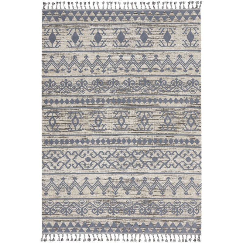 Tapis brun marocain Jesica, Rectangle 5 pi 3 po x 7 pi 11 po