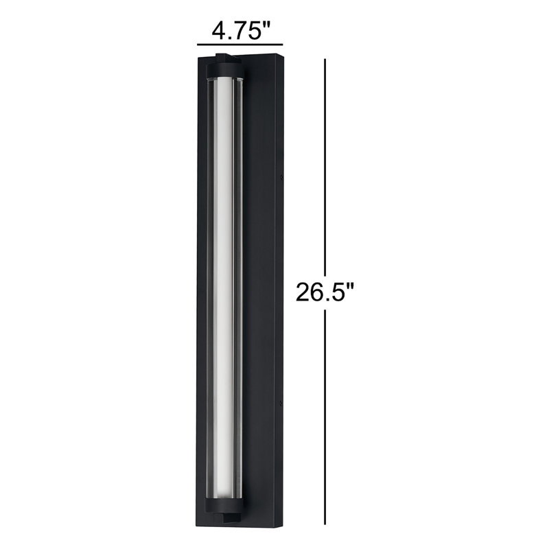 Machaela LED Wall Light, 4.75" H x 26.5" W x 4.25" D