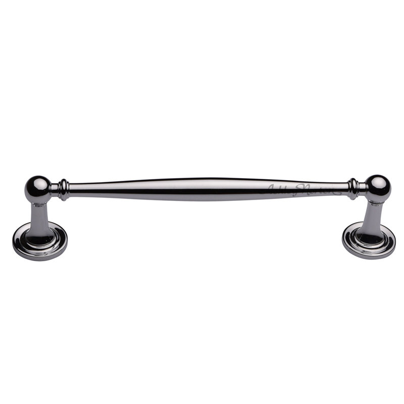 Rhode Cabinet 8" Center to Center Bar Pull, 6", Polished Chrome