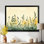 Beige Vert Neutre Herb Horizon II - Tableau encadré d'herbes