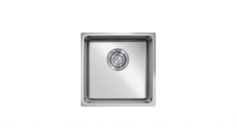Ukinox 440mm W Single Bowl Stainless Steel Kitchen Sink