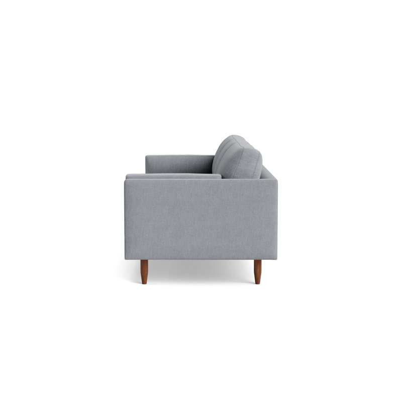 Skinny Fat Sofa (95"), Performance Weave - Zinc