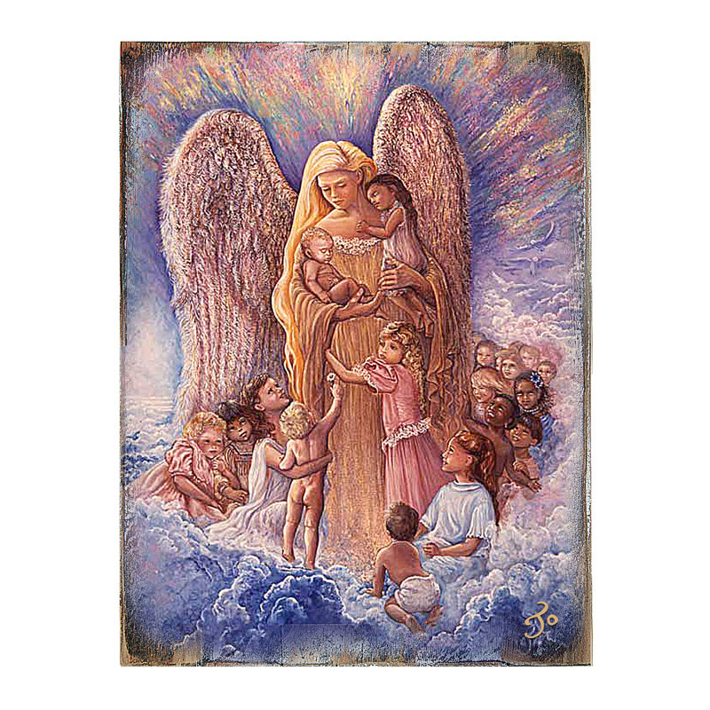 Collection murale Wall Block Blessing Mother Angel | Mur Joséphine, H 24 po x l 18 po x P 0,75 po