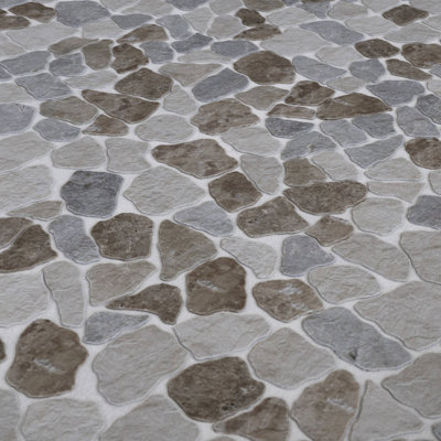Full Eclectic 18in.x18in. Marble Tumbled Wall and Floor Tile