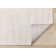 Amabilia Soft Cream White Checkered Area Rug