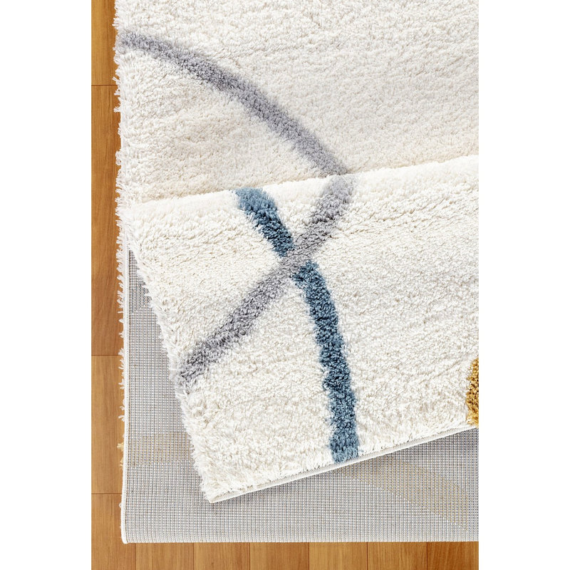 Shaggy Area Rug, Ivory, Rectangle 7'10" x 9'10"
