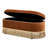Oval Tufted Bullion Fringe Storage Bench-433287281