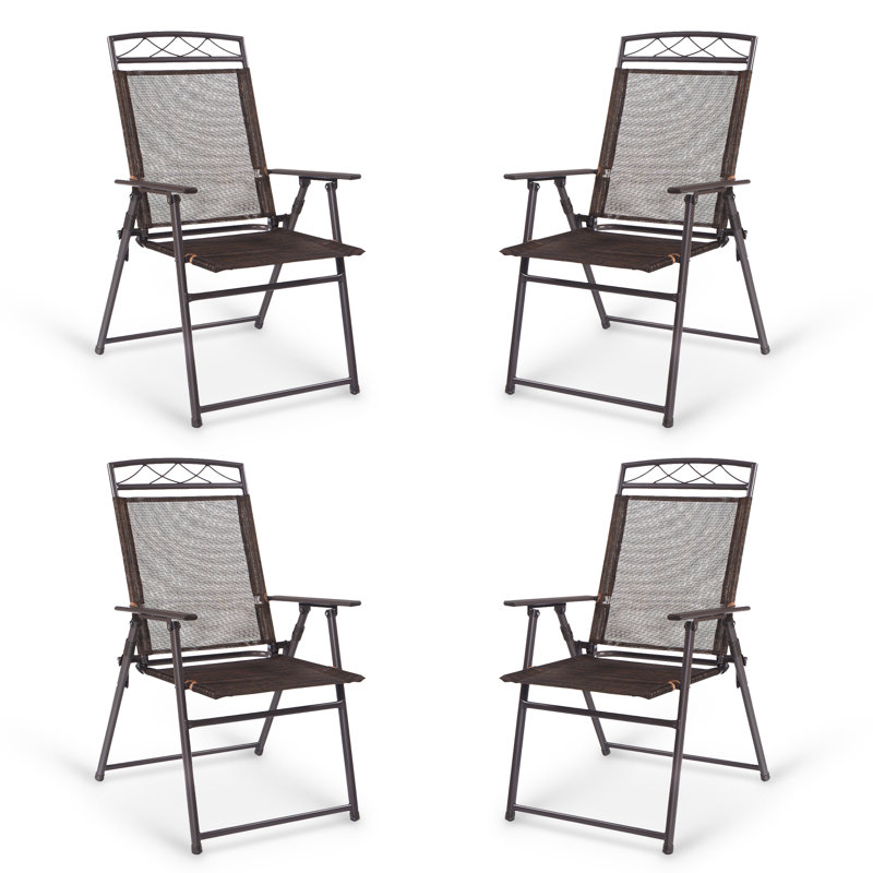 Foldable Outdoor Patio Dining Side Chair