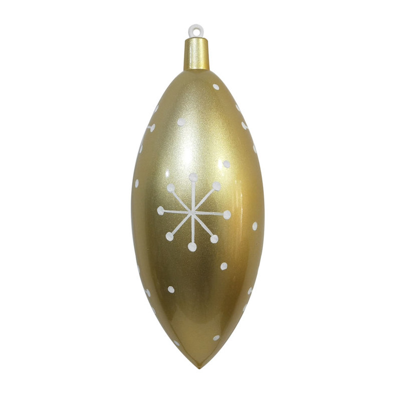 Ornement en forme de bonbon blanc 16 po, Champagne