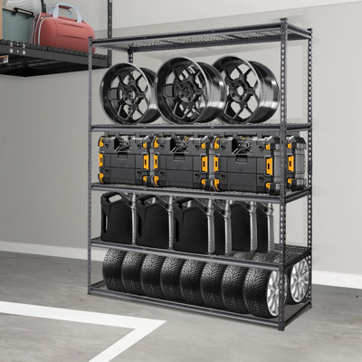 Étagère de rangement robuste à 5 niveaux, capacité de 2000 lb