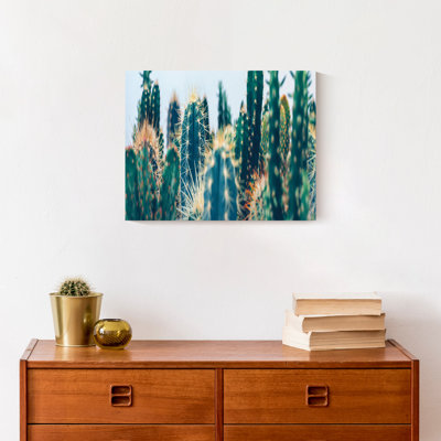 Jardin de cactus sur toile