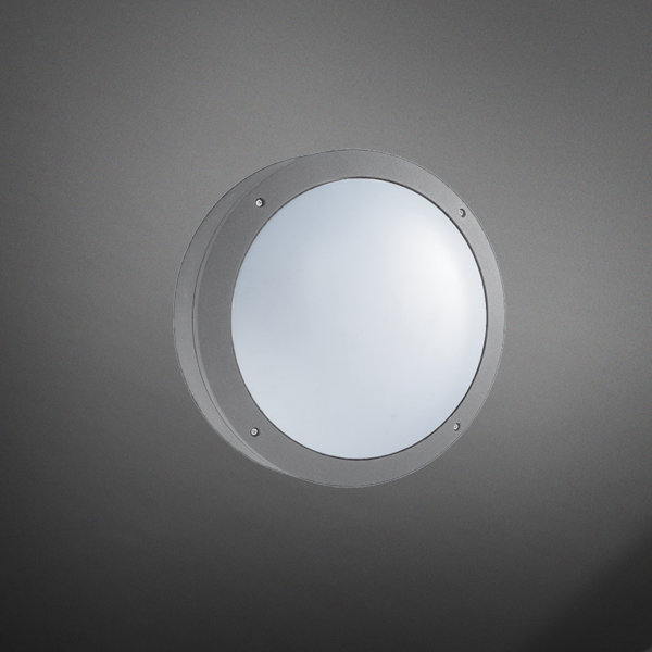Wall Light, Frosted, Grey