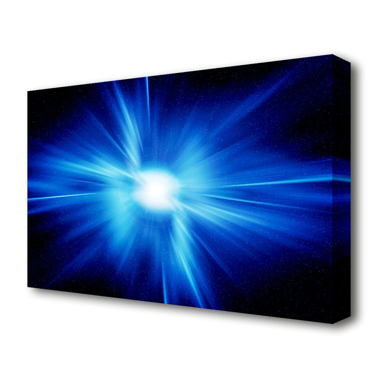 Exploding Star Universe - Wrapped Canvas Print