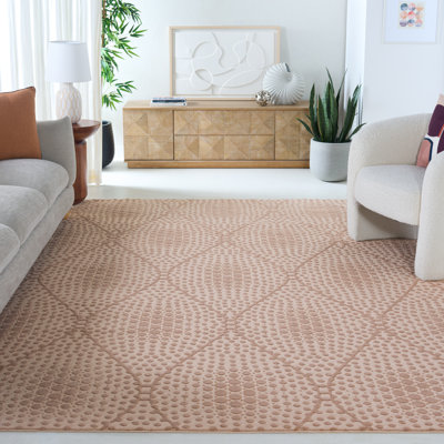 Tapis géométrique Abbygael Performance