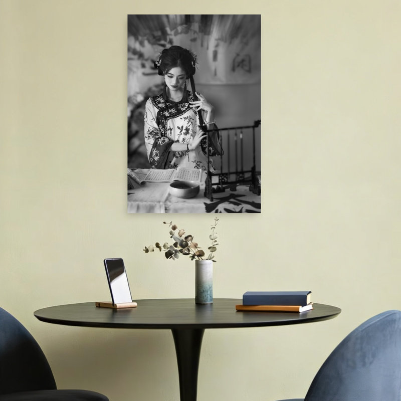 Art mural classique serein, érudit classique serein, 24" H x 16" W
