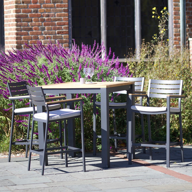 Elba Bar Set W/ Arm Chairs