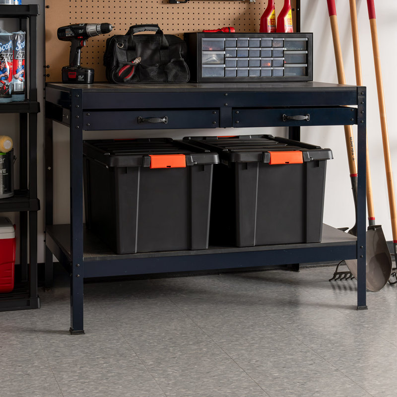 IRIS 76 Qt./19 Gal. Heavy-duty Stackable Storage Tote 