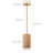 Stephane 1 - Light Brass Cylinder Pendant
