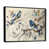 Toile avec cadre flottant noir