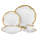 Porcelain China Dinnerware Set 49 Piece - Service for 8