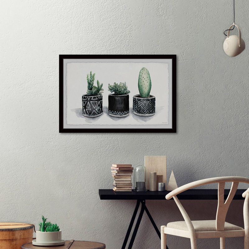 " Cacti Madness " Painting Print, 12" H x 18" W x 1.5" D