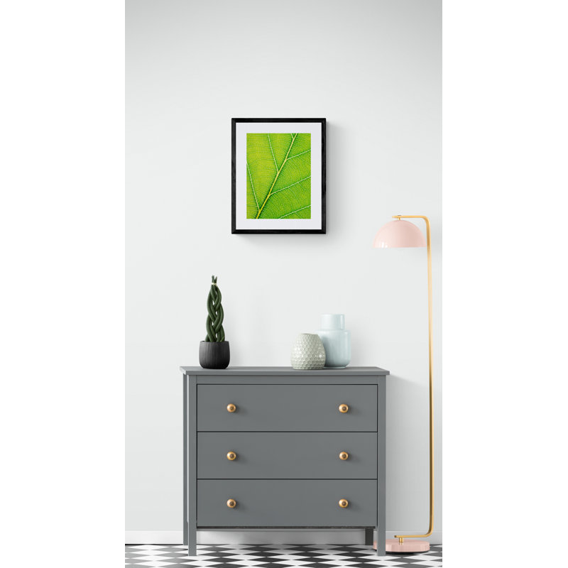 Autumn Leaf by Philippe Monthoux, Black Framed Paper, 20" H x 16" W